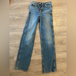 Re/done straight leg jeans—available on Revolve!